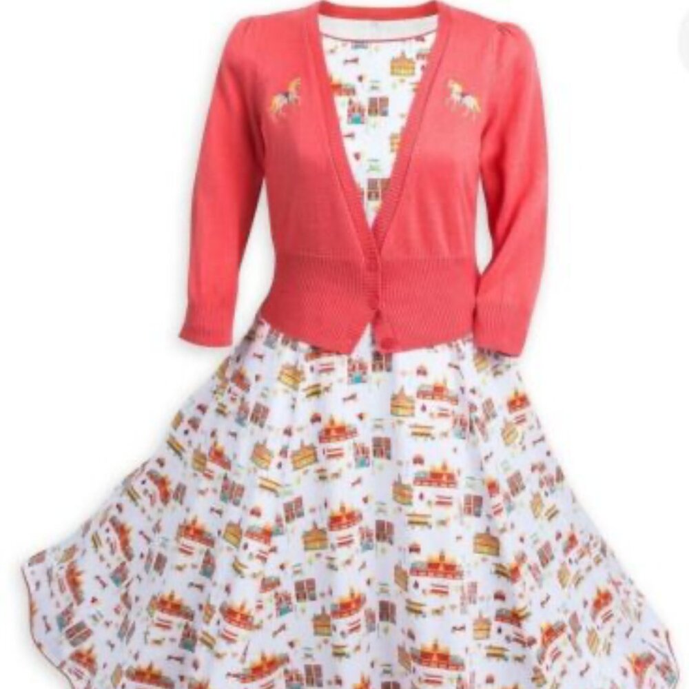 The Dress Shop Her Universe Disney Dress Shop Main Street Usa Dress W/ Cardigan